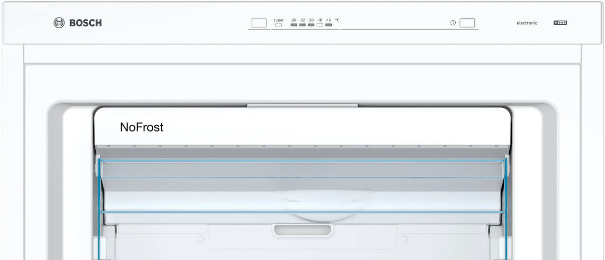 Congélateur BOSCH GSN58VWEV Série 4 NoFrost Blanc 191cm Pose Libre — photo produit