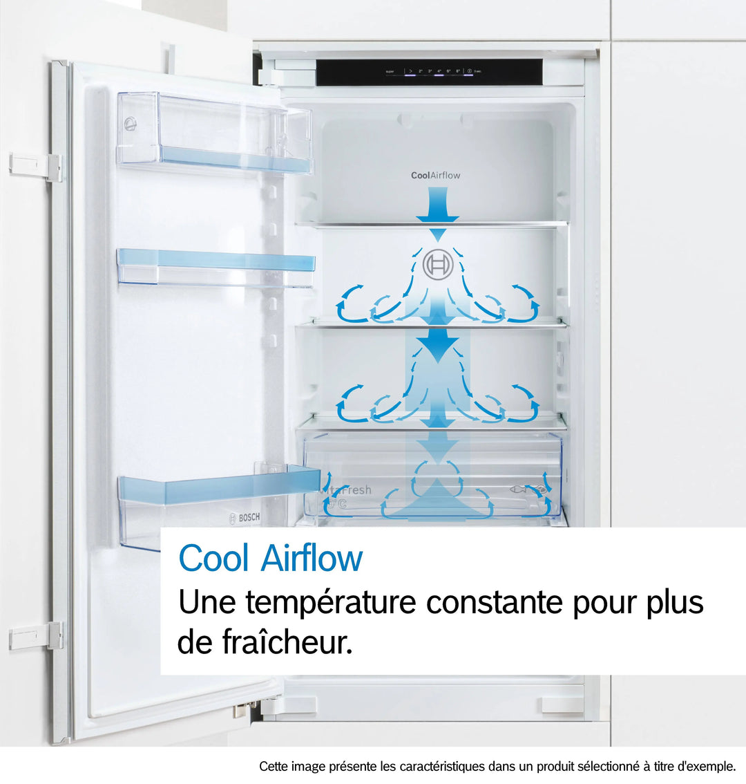 Réfrigérateur intégrable BOSCH KIR41VFE0 Série 4 122cm — photo produit