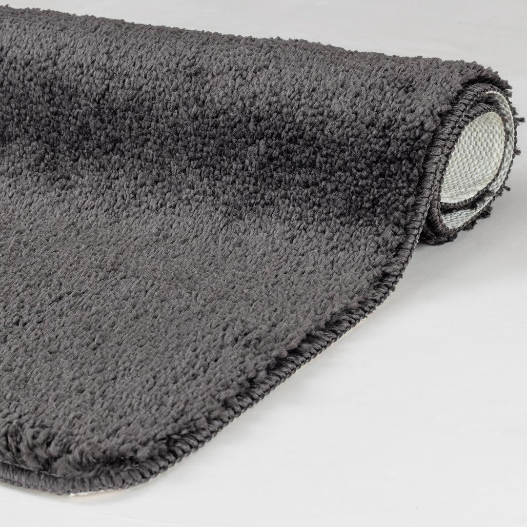 Tapis de Salle de Bain Lavable Antidérapant Gris Cocoa