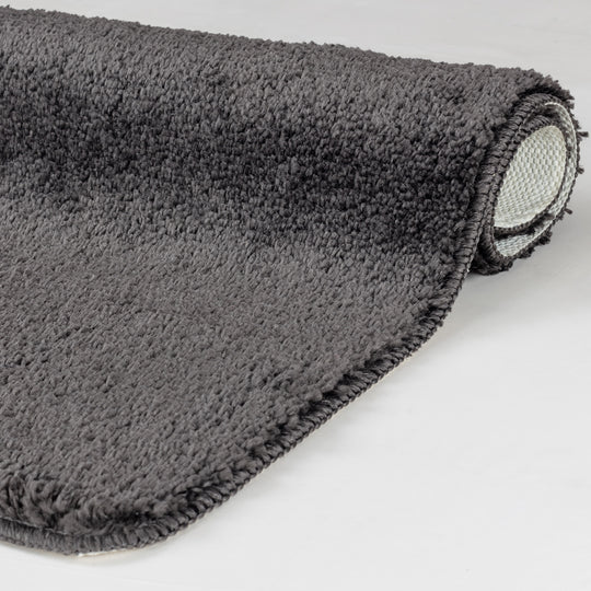 Tapis de Salle de Bain Lavable Antidérapant Gris Cocoa