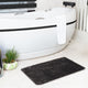 Tapis de Salle de Bain Lavable Antidérapant Gris Cocoa