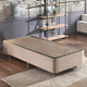 Sommier coffre NIROM Ela 80x200 cm en tissu beige
