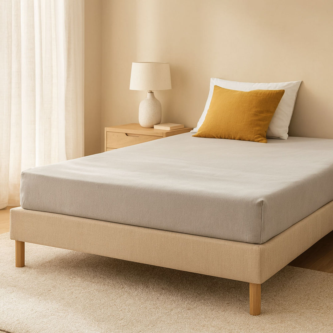 Sommier tapissier EPEDA Noyer 80x200cm