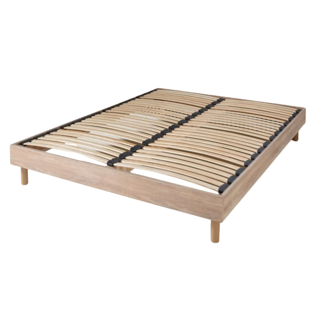 Sommier en kit bois Made in France - Bois, Blanc ou Gris