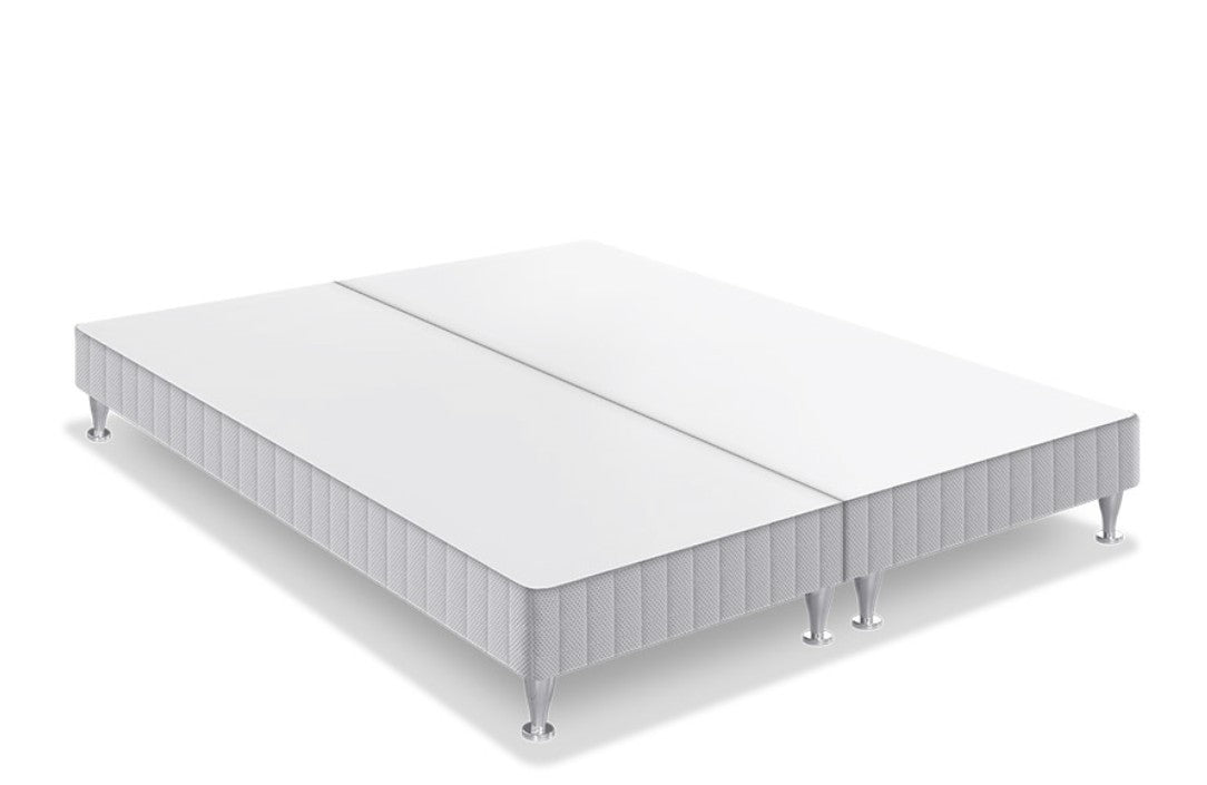 Sommier tapissier SIMMONS 160x200cm (2x80x200cm) à lattes + pieds
