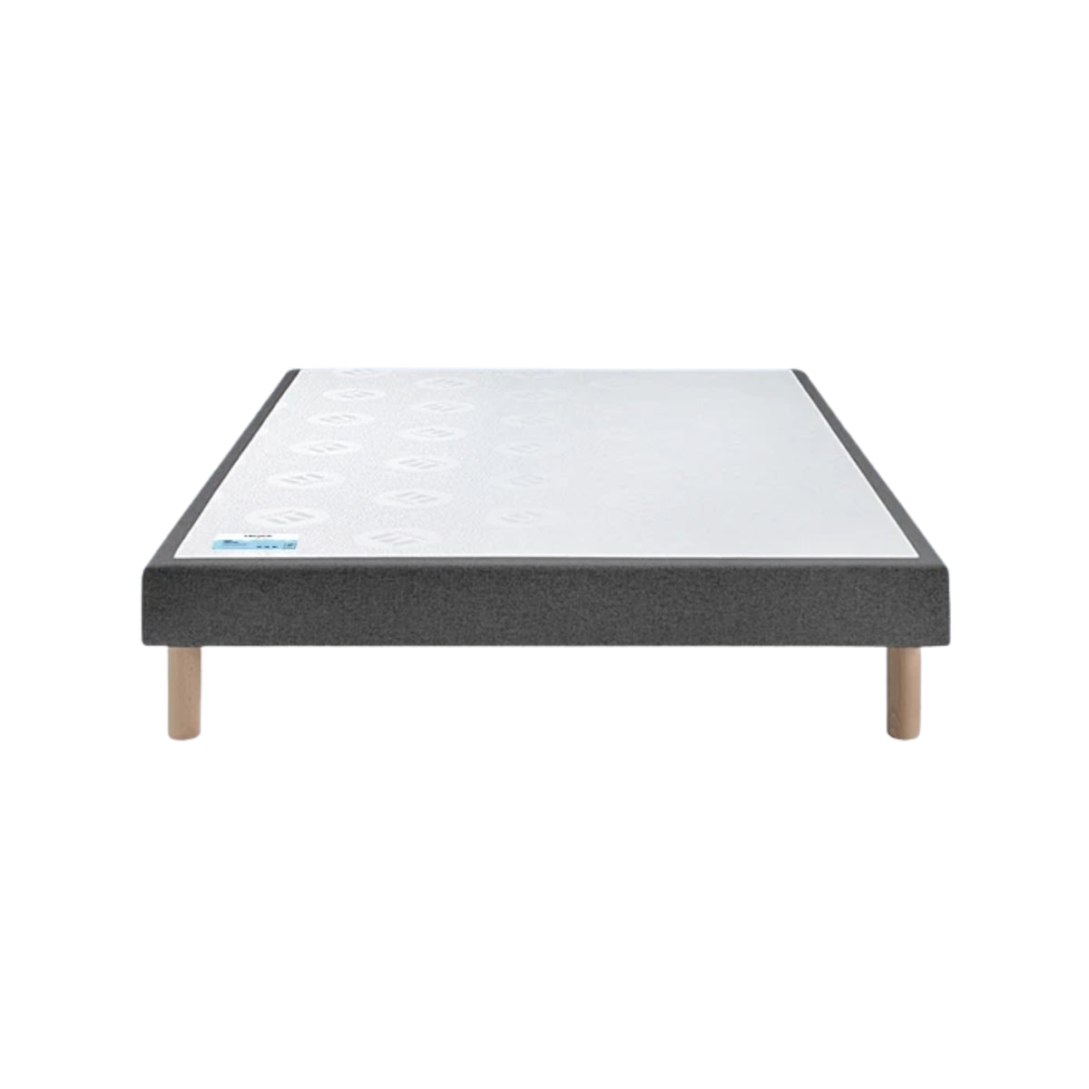 Sommier tapissier MERINOS Pencil anthracite 160x200cm (livré sans pieds)