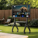 Support TV mobile extérieur avec roulettes pour écrans SYLVOX 43–55’’ résistant aux intempéries