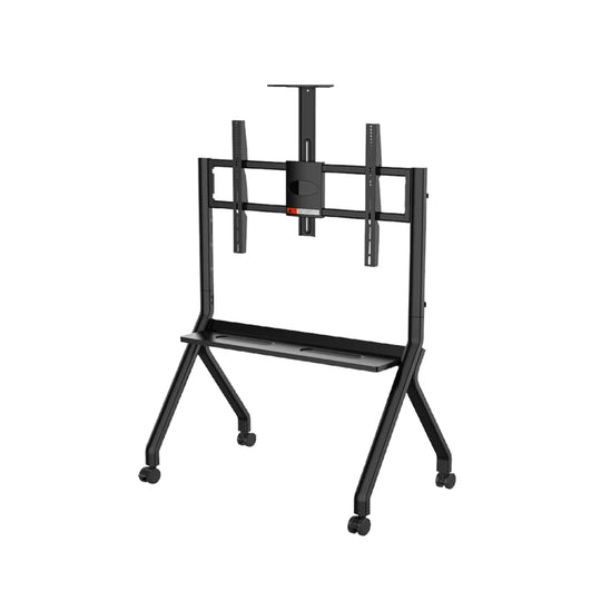 Support TV mobile extérieur avec roulettes pour écrans SYLVOX 43–55’’ résistant aux intempéries