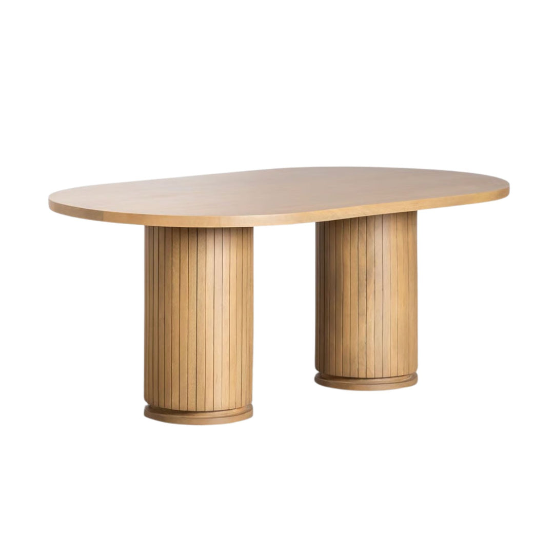 Table à manger SKLUM Analis ovale en bois de manguier 240cm