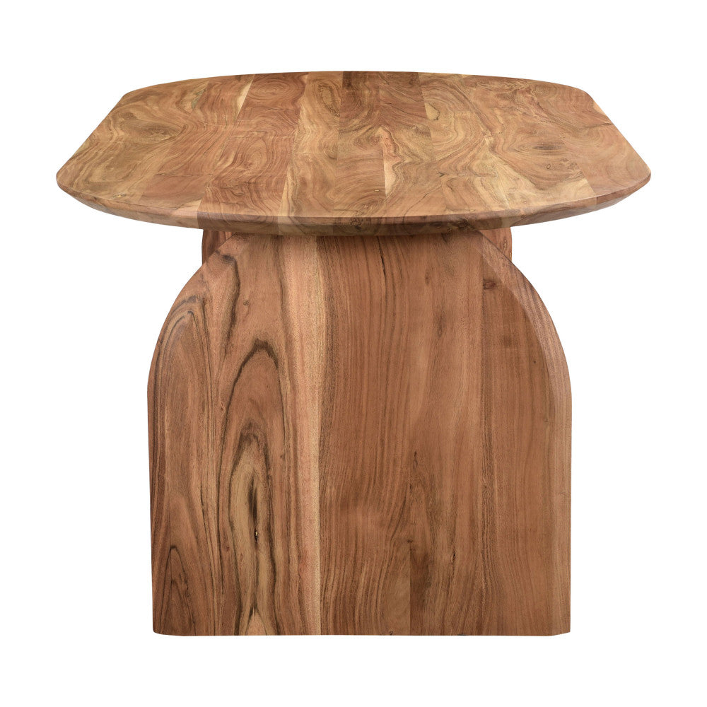 Table à manger Malang 8 personnes en bois massif d'acacia DRAWER