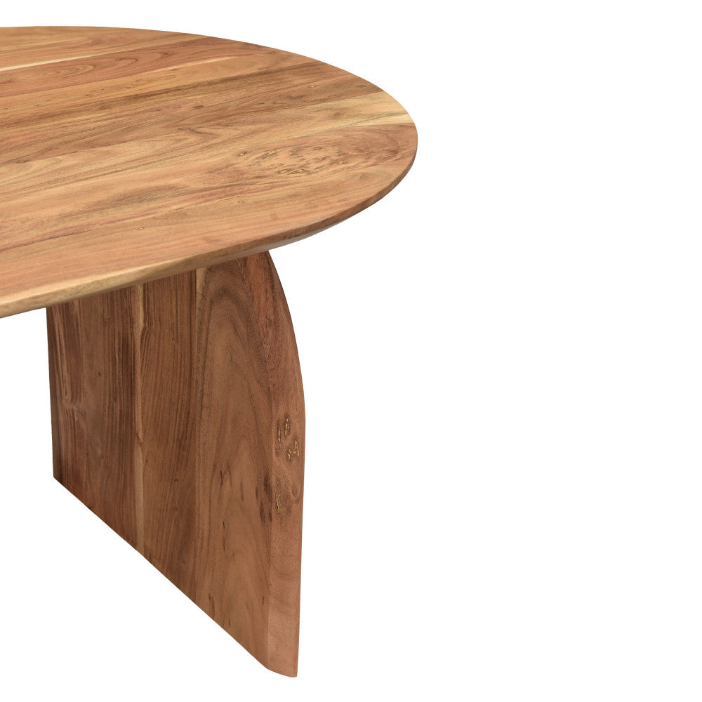 Table à manger Malang 8 personnes en bois massif d'acacia DRAWER