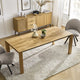 Table à manger extensible BOBOCHIC Hortense en chêne massif 200cm