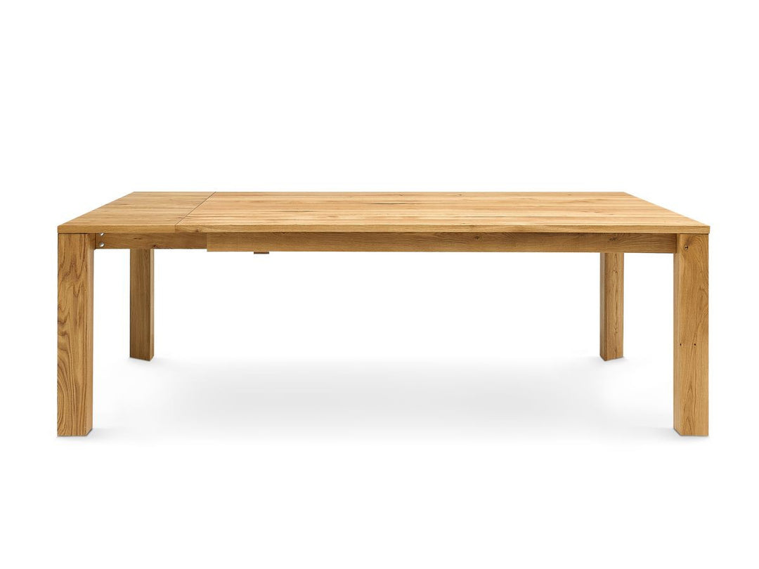 Table à manger BOBOCHIC SALOMEE en chêne massif extensible