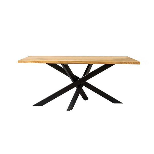 Table à manger extensible BOBOCHIC Zelie chêne massif 160 à 240cm