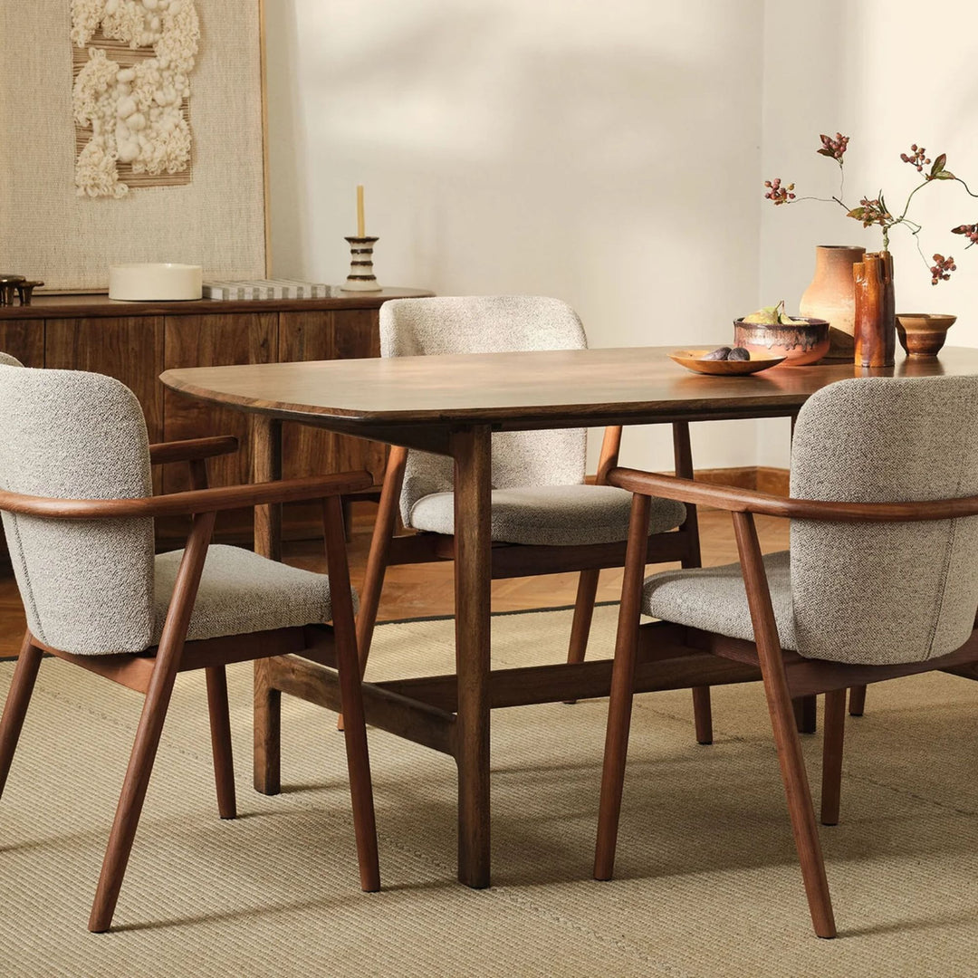 Table à manger MICADONI Bia en bois d'acacia