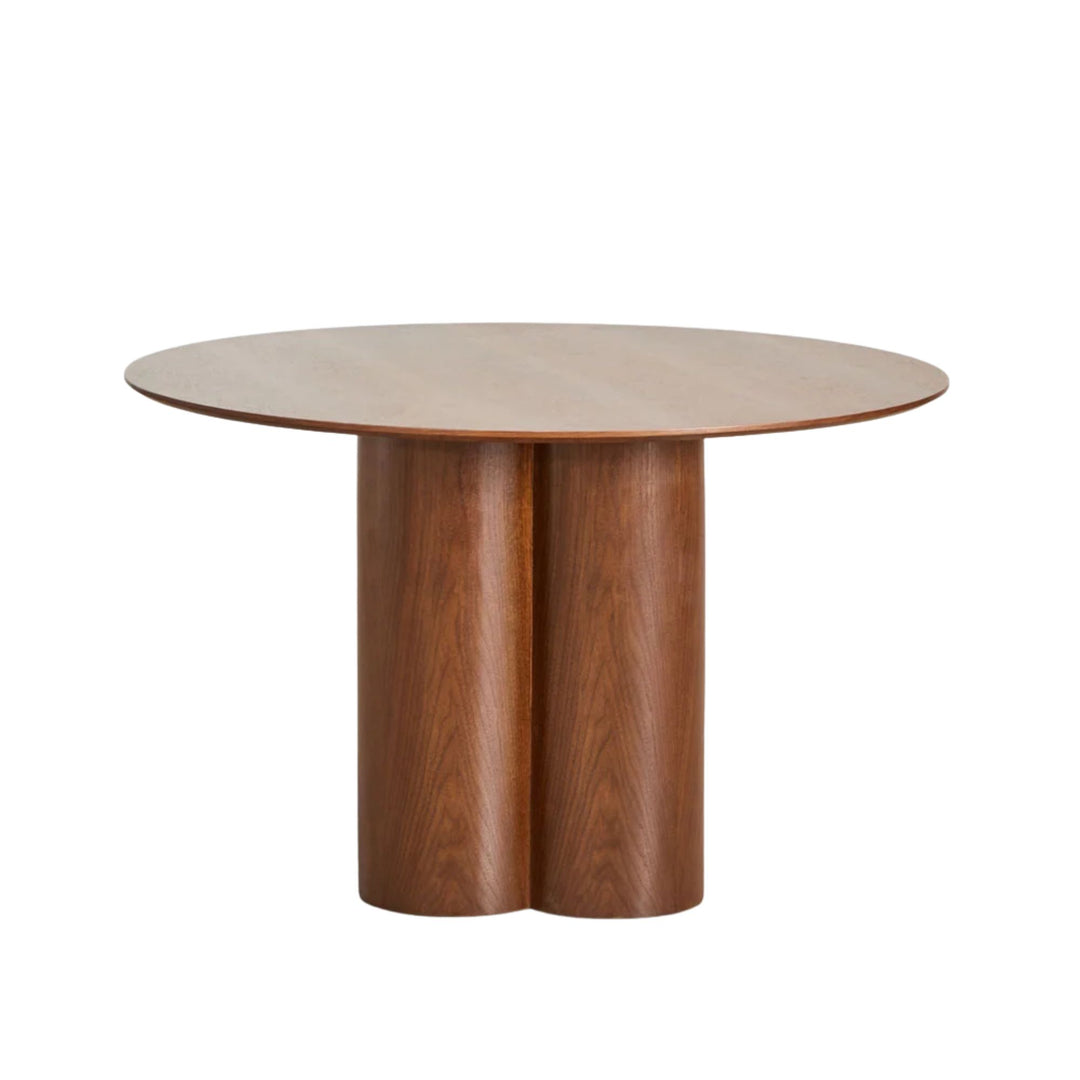 Table à manger SKLUM Athena ronde Ø120 cm en placage et MDF