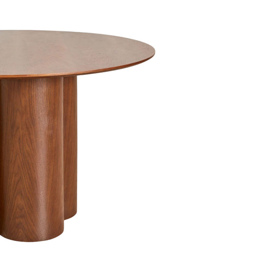 Table à manger SKLUM Athena ronde Ø120 cm en placage et MDF