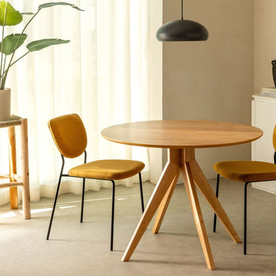 Table à manger SKLUM Sekiz ronde Ø100 cm en bois