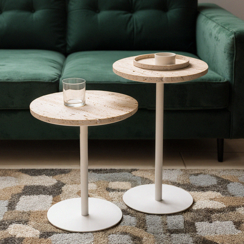 Lot de 2 tables d'appoint DRAWER Rito