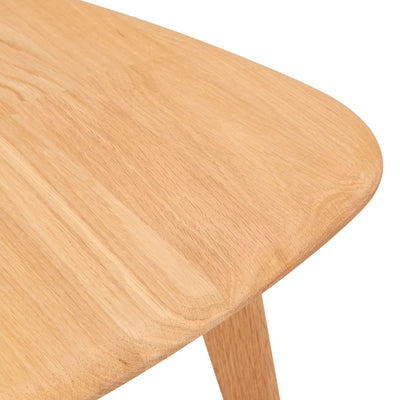 Table basse ALINEA Lagos triangulaire en chêne massif - bois clair