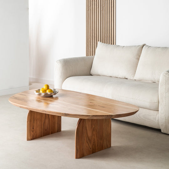 Table basse Drawer Malang en bois massif de manguier