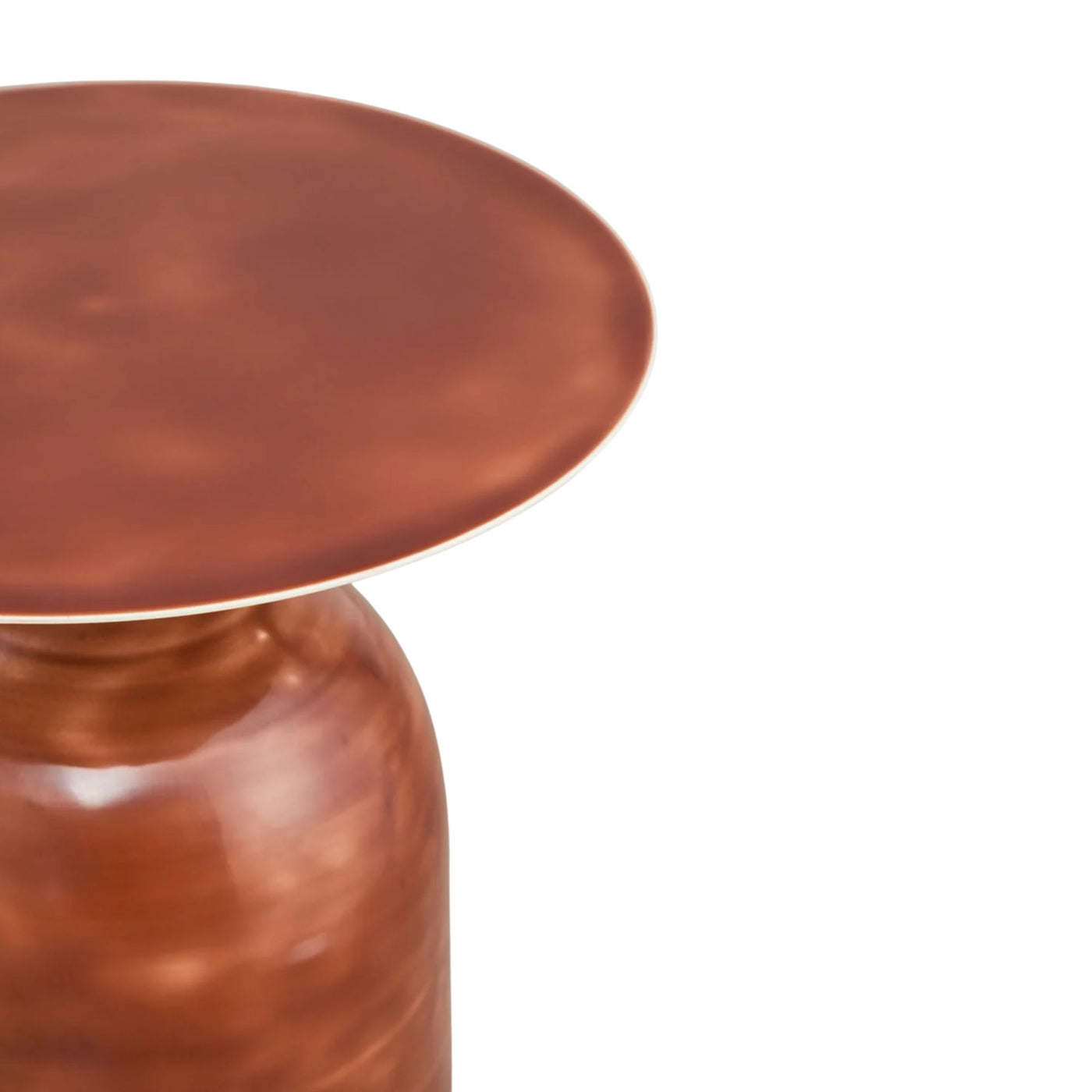 Table d'appoint SKLUM Truax ronde en fer Ø50 cm