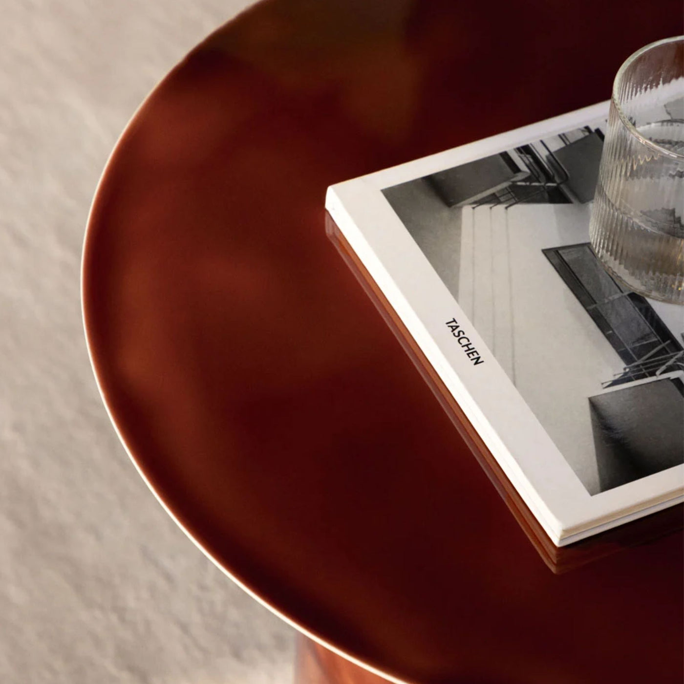 Table d'appoint SKLUM Truax ronde en fer Ø50 cm