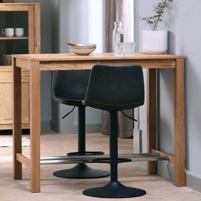 Table de bar Hage 70x115 chêne naturel