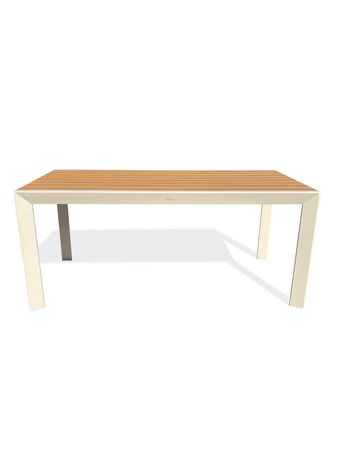 Table de jardin DCB GARDEN Tonga en aluminium grège 170x80cm