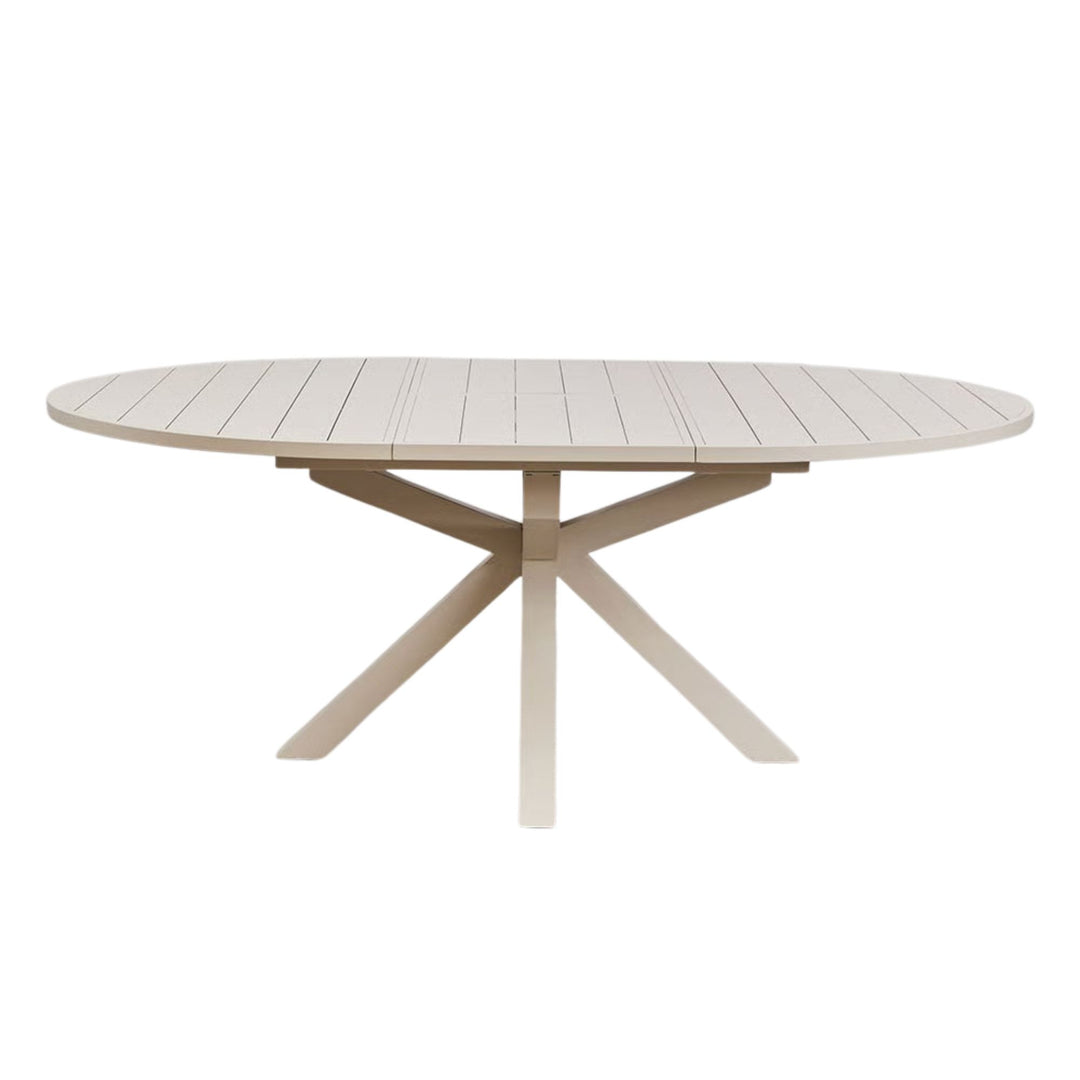 Table de jardin extensible SKLUM Barces en aluminium 145-200x145 cm