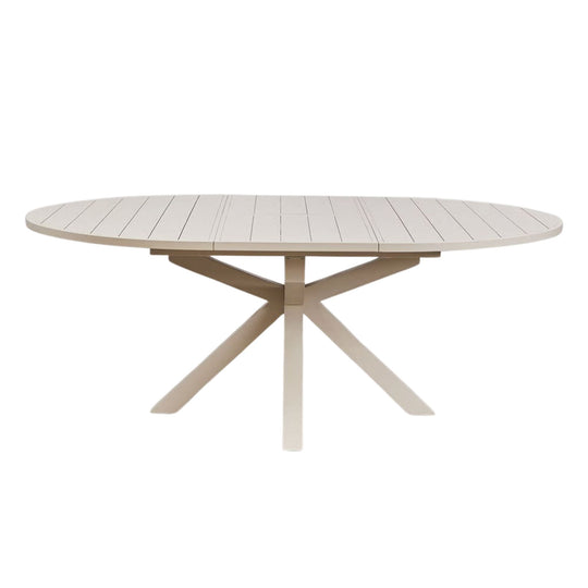 Table de jardin extensible SKLUM Barces en aluminium 145-200x145 cm