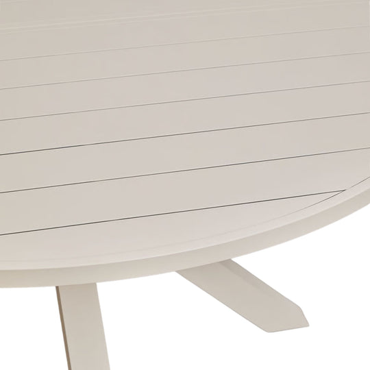 Table de jardin extensible SKLUM Barces en aluminium 145-200x145 cm