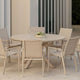Table de jardin extensible SKLUM Barces en aluminium 145-200x145 cm