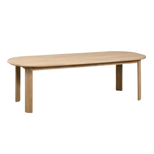 Table de jardin ovale SKLUM Uleno en bois d'acacia 240x100 cm