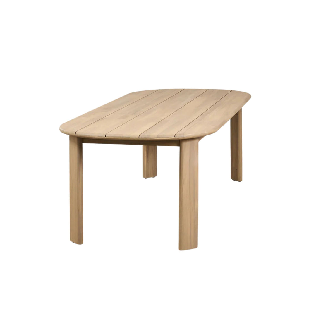 Table de jardin ovale SKLUM Uleno en bois d'acacia 240x100 cm
