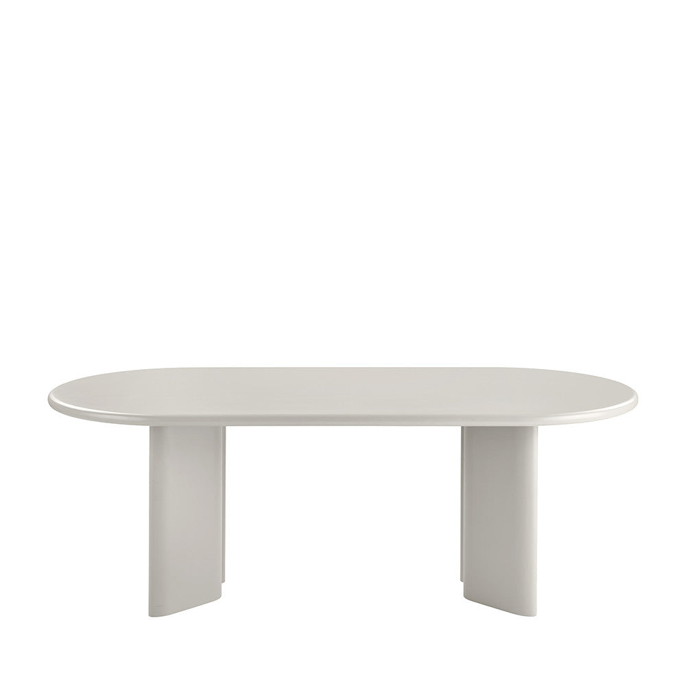 Table à manger NAGANO 10 personnes ovale en bois DRAWER