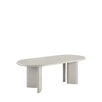 Table à manger NAGANO 10 personnes ovale en bois DRAWER