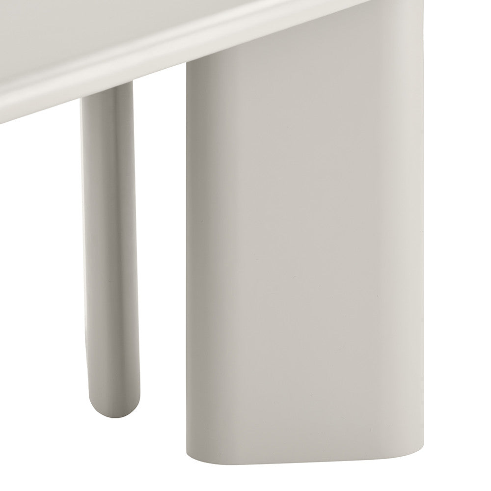 Table à manger NAGANO 10 personnes ovale en bois DRAWER