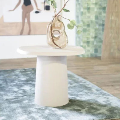 Lot de 2 tables design en aluminium STEN 44,5x56cm DRAWER