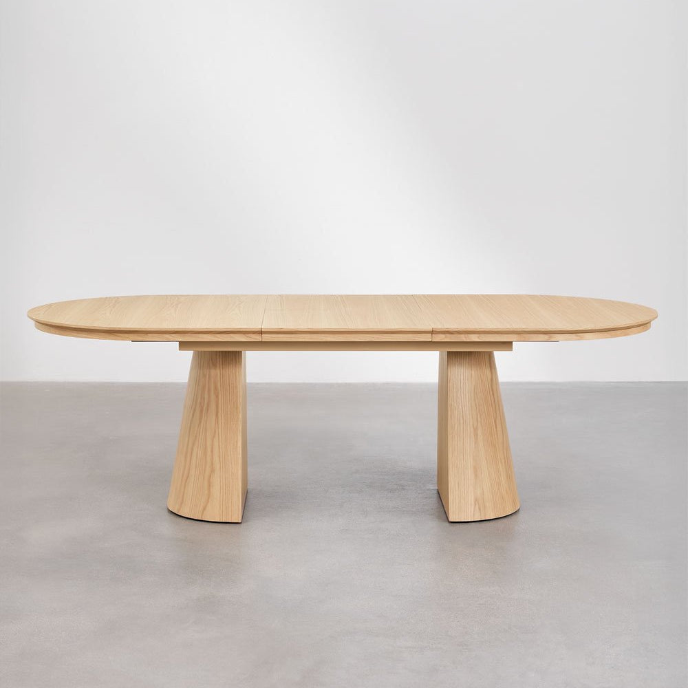 Table à manger SKLUM Montana ovale 180-240 cm chêne — photo produit