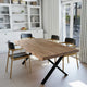 Table à manger Weber AUVERGNE chêne massif 200x100cm — photo produit
