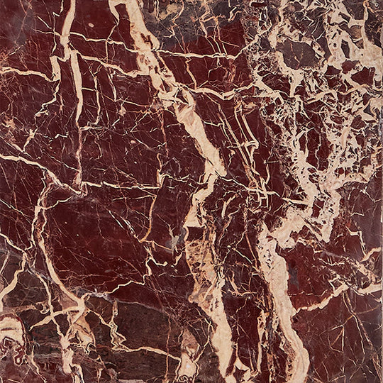 Table basse ronde SKLUM Lavinia marbre rouge Ø85 cm — photo produit