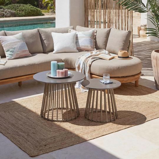 Table d'appoint LOBERON Olianne 50x70 cm — photo produit