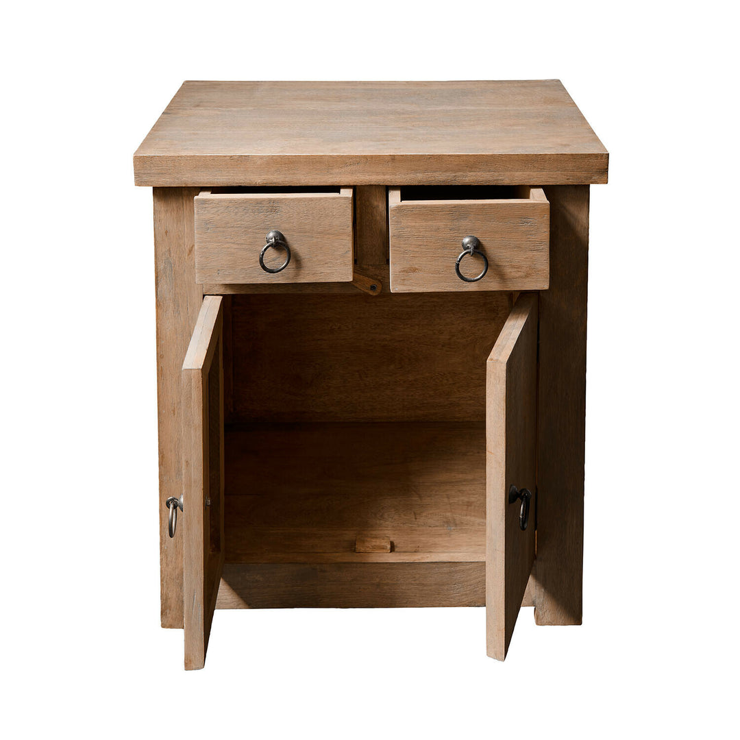 Table de chevet LOBERON Fenaro en bois massif — photo produit