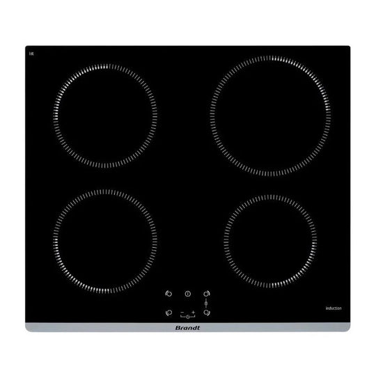 Table induction BRANDT BTI1641B 4 foyers noir — photo produit