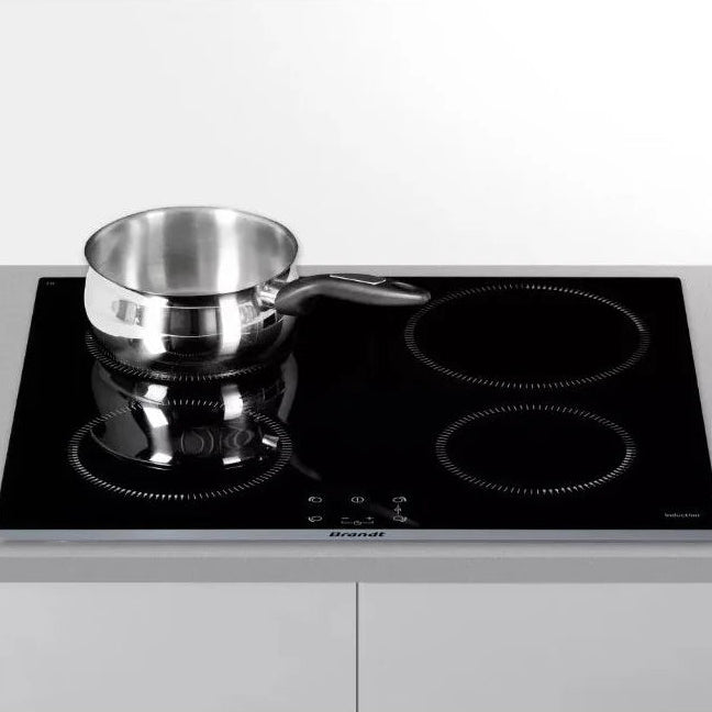 Table induction BRANDT BTI1641B 4 foyers noir — photo produit