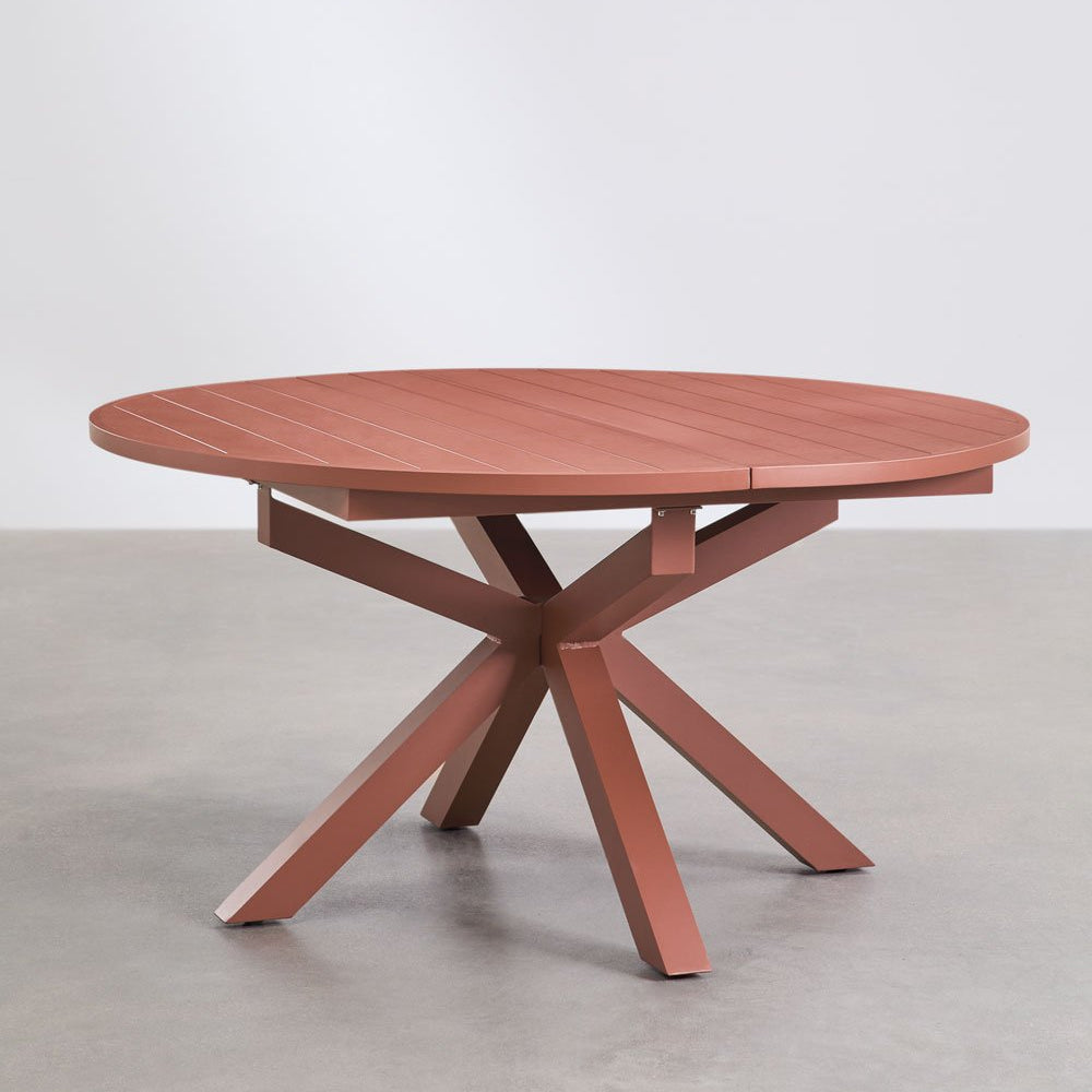 Table de jardin extensible en aluminium Barces 145-200x145 cm — photo produit