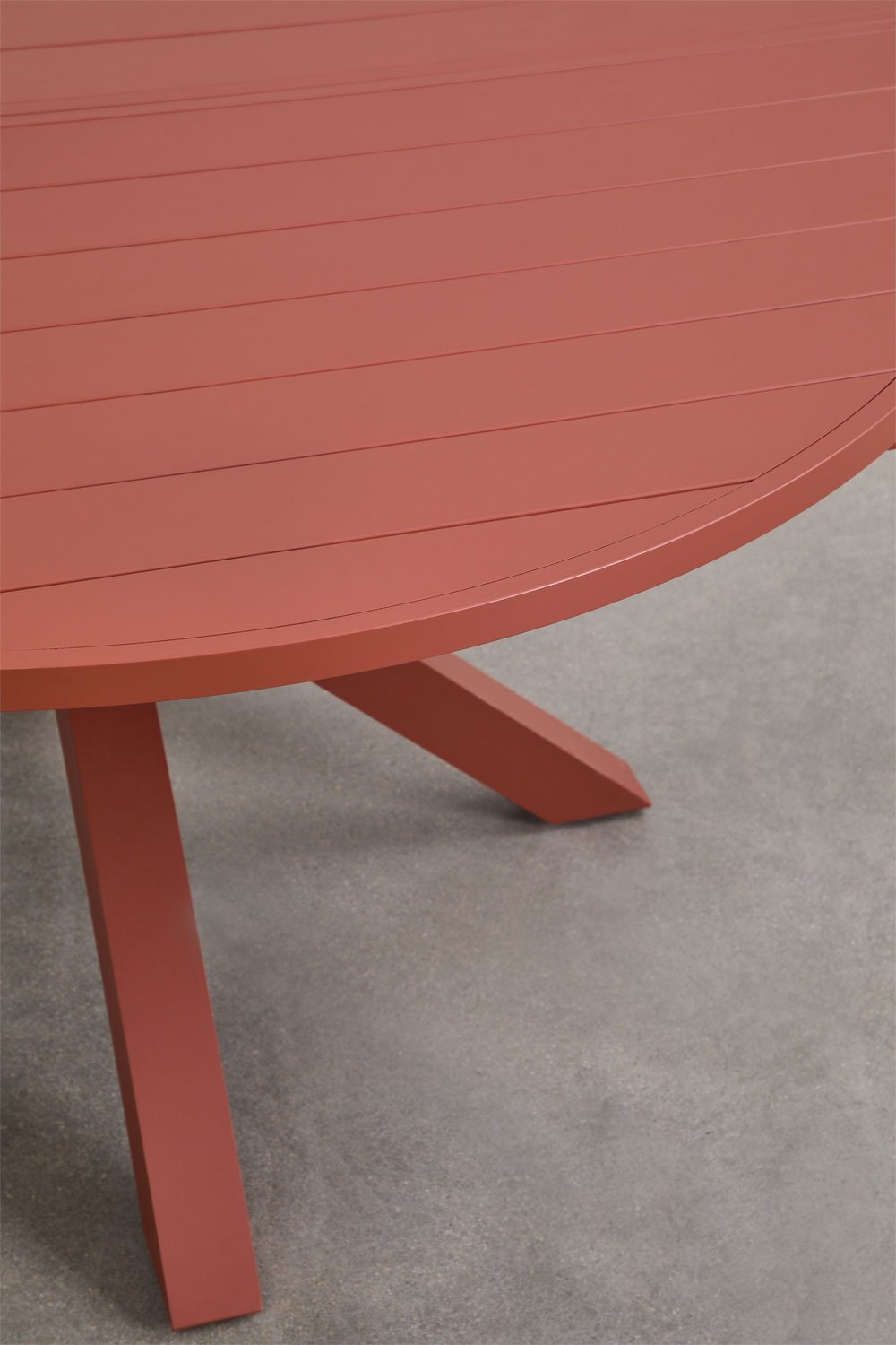 Table de jardin extensible en aluminium Barces 145-200x145 cm — photo produit