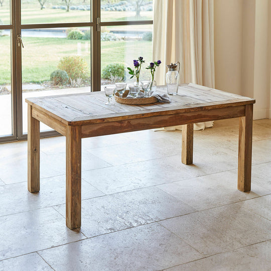Table à manger LOBERON Amherst en bois massif — photo produit