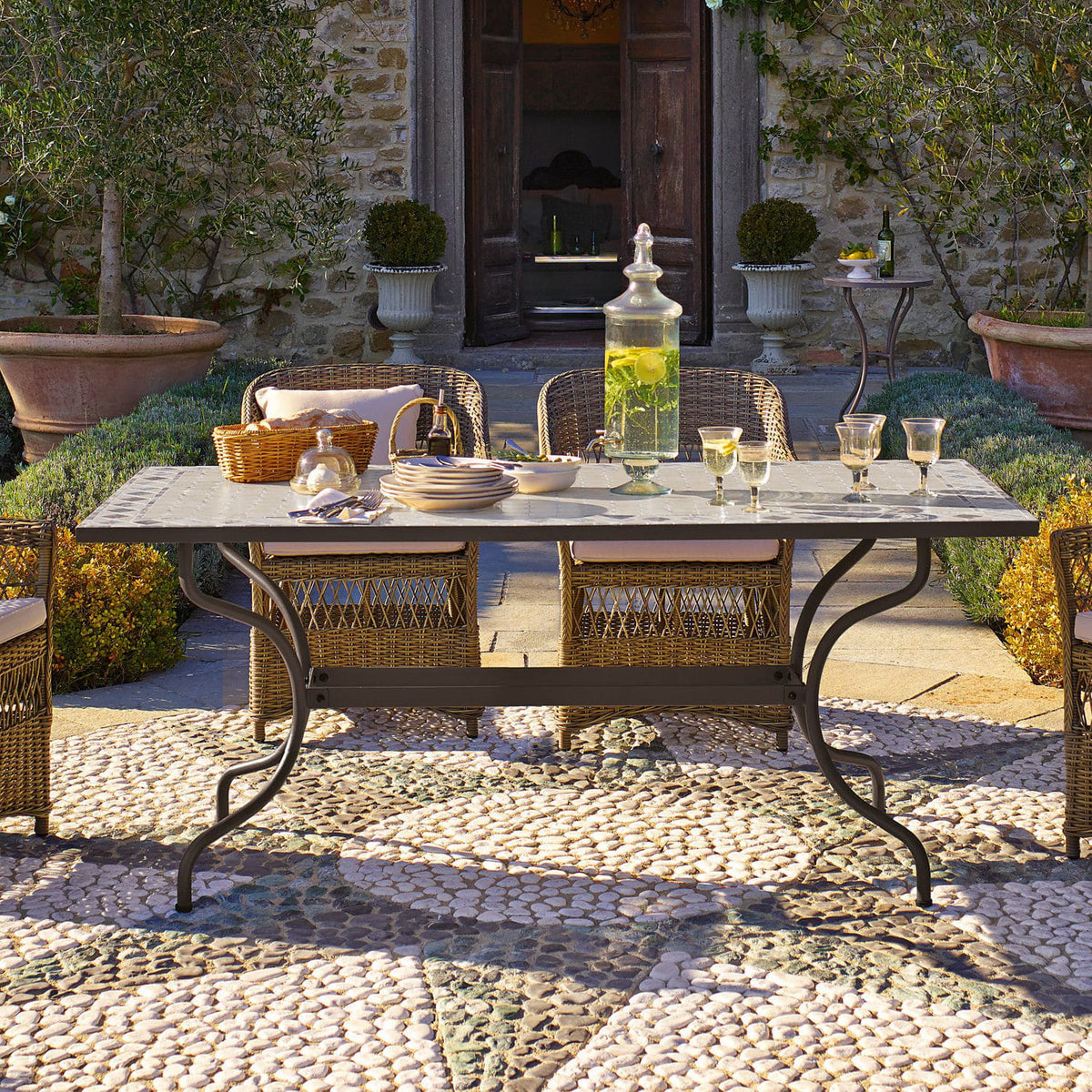 Table LOBERON noir Labaroche — photo produit